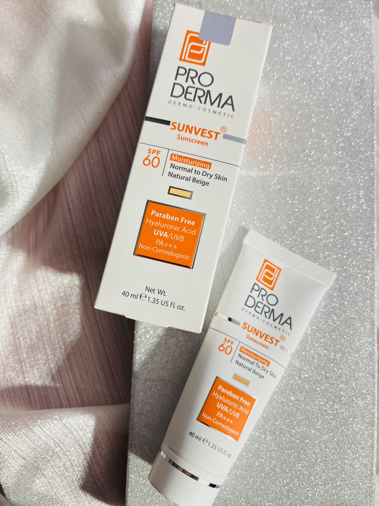 ضد آفتاب بی رنگ ۶۰ درصد پرودرما