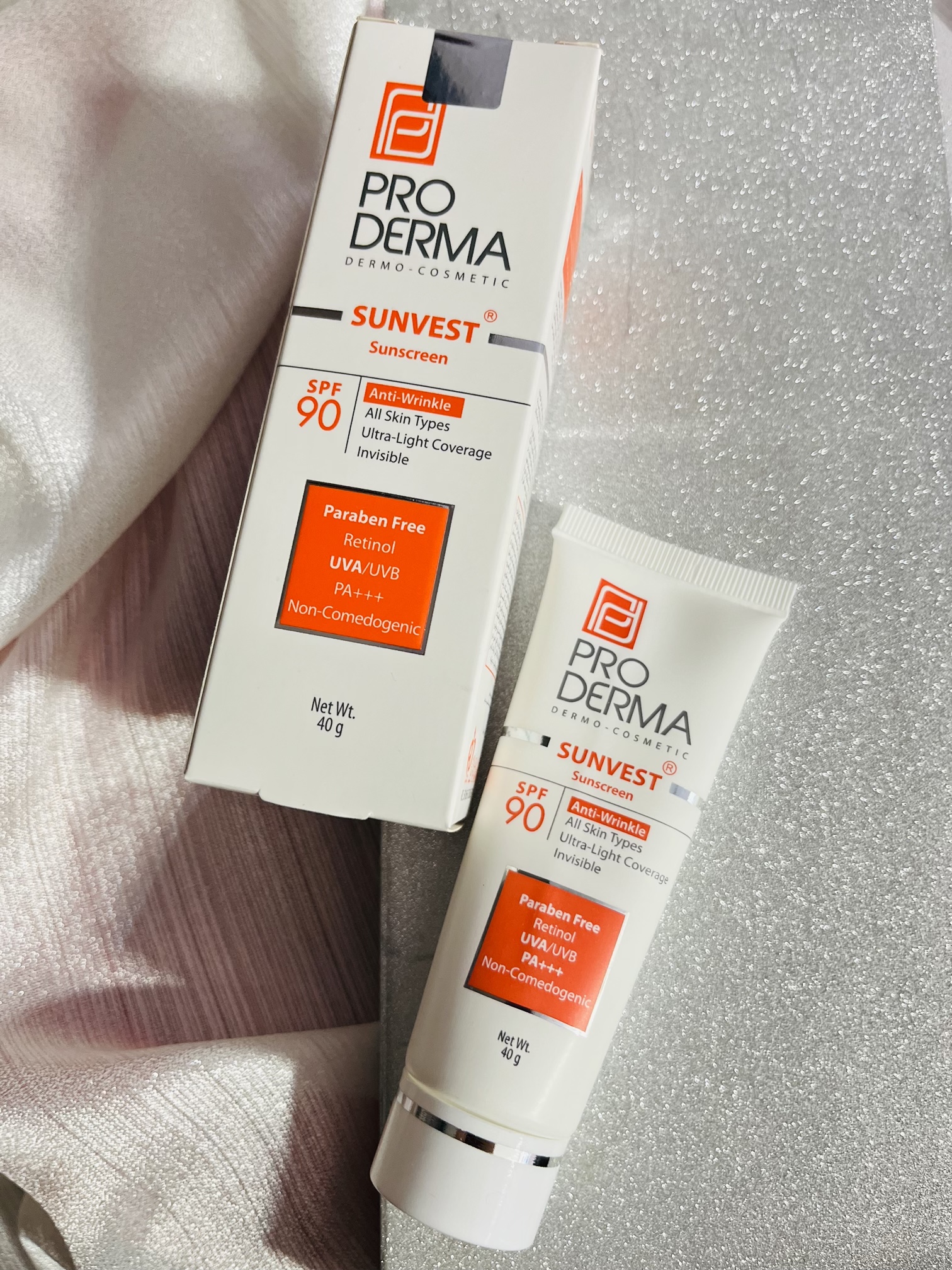 ضد آفتاب بی رنگ ۹۰ درصد پرودرما