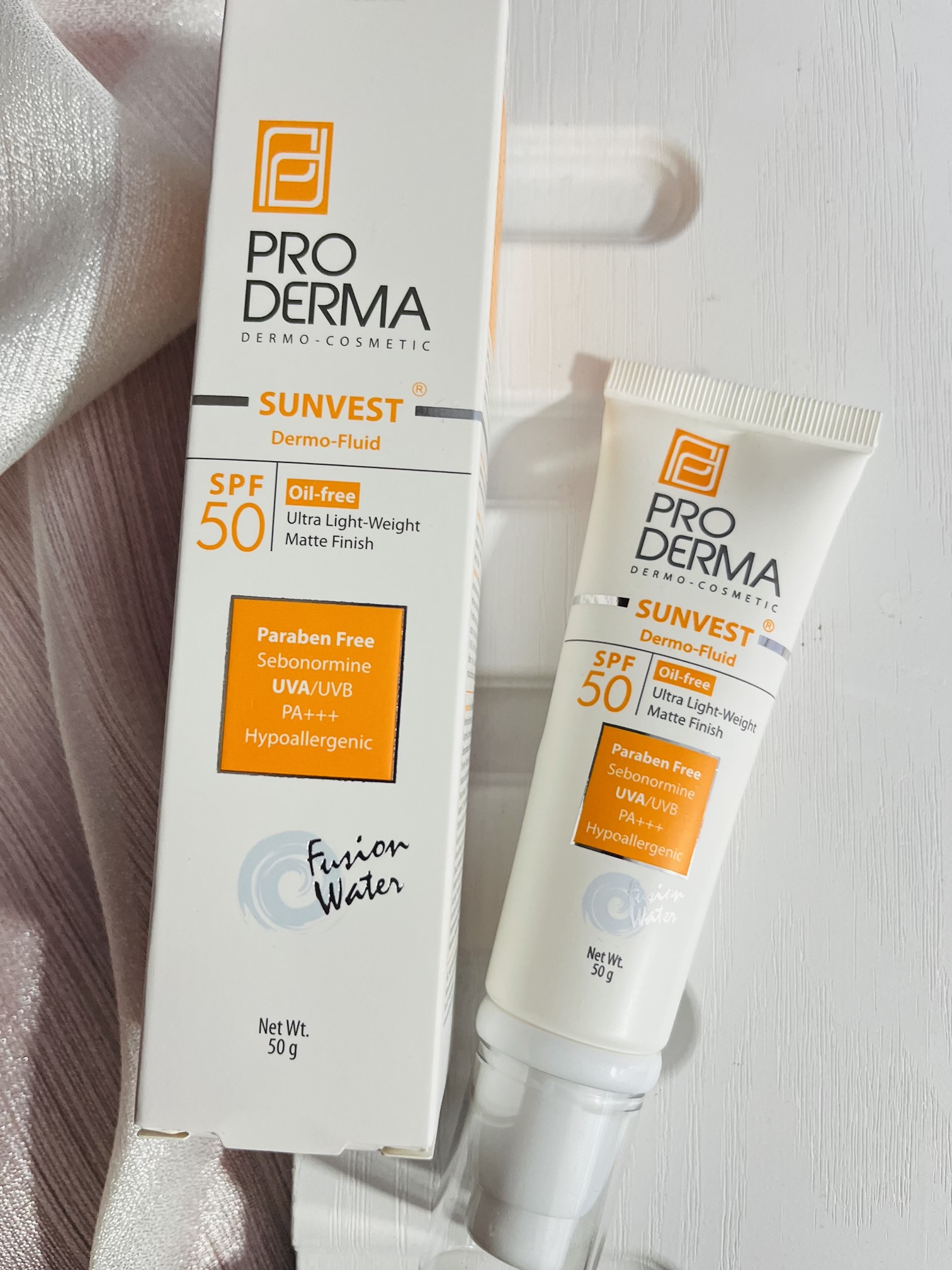 ضدآفتاب فلوئیدی ۵۰ درصد پرودرما