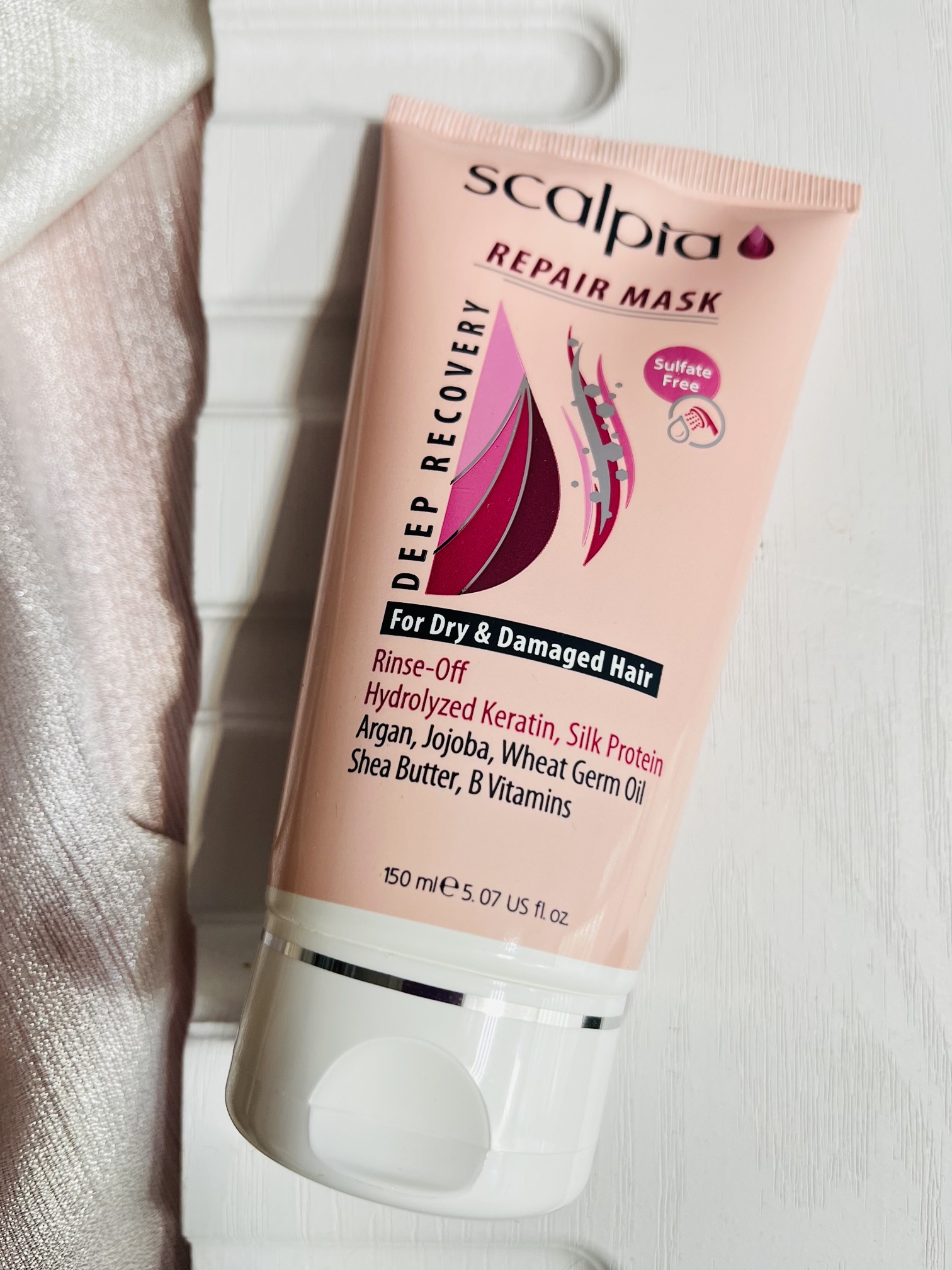 ماسک مو با آبکشی موهای خشک و آسیب دیده