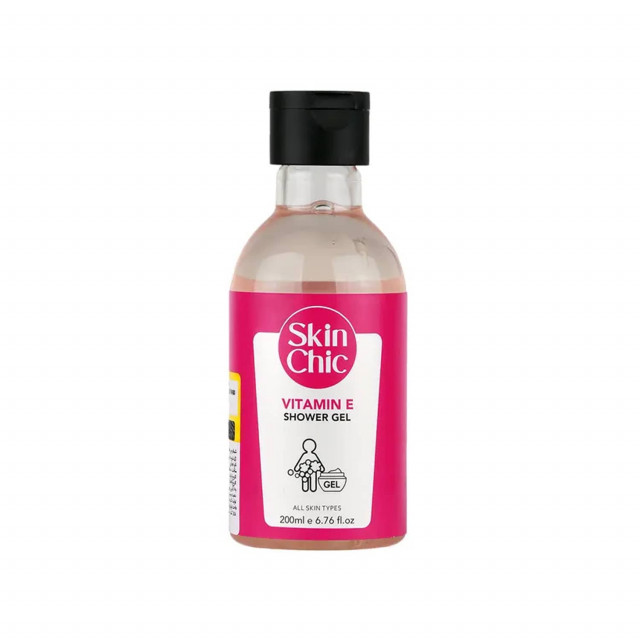 ژل شست و شو ویتامین ای برند اسکین شیک