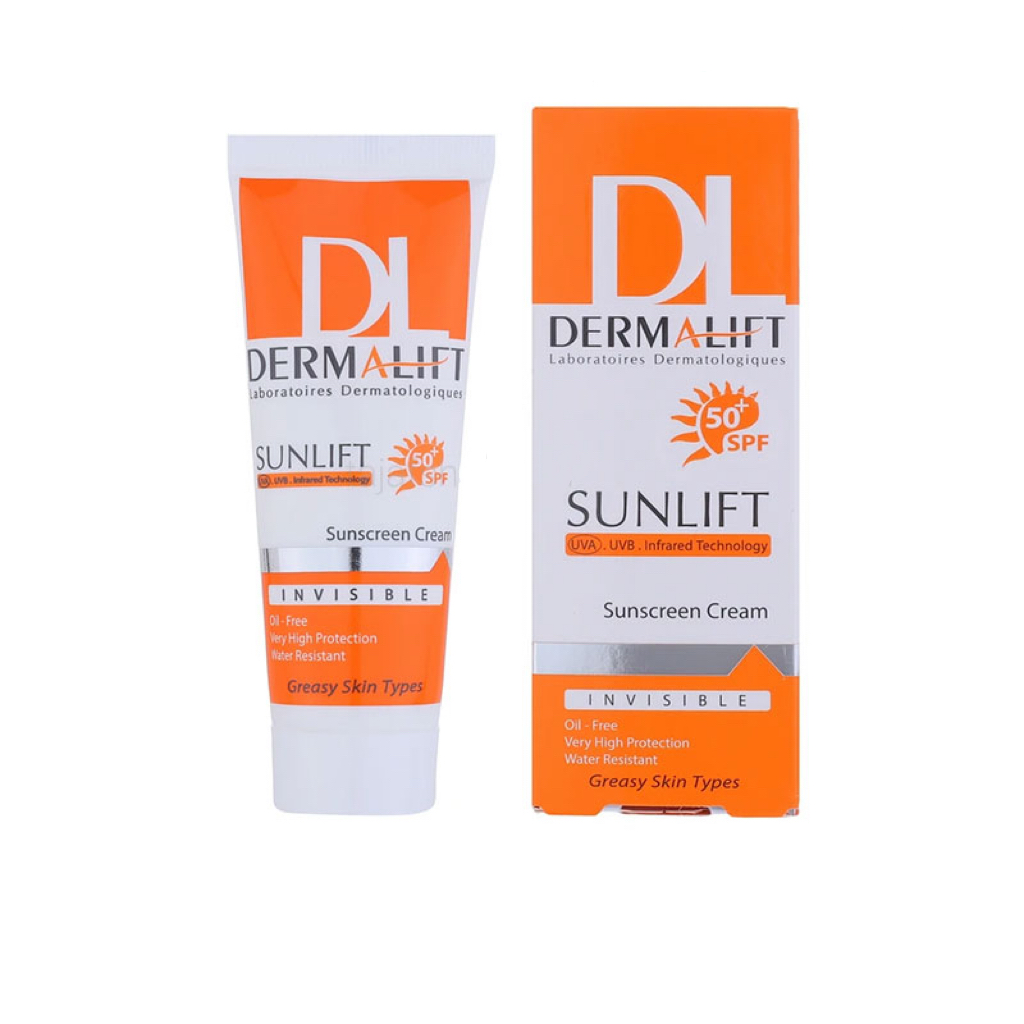 ضد آفتاب غیر رنگی پوست چرب درمالیفت