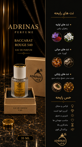 ادکلن برند آدریناس رایحه باکارات رژ